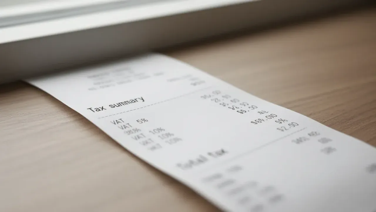 PTU na paragonie: co oznacza ten skrót i stawki podatku VAT?